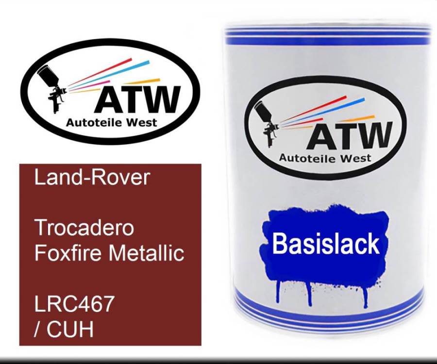 Land-Rover, Trocadero Foxfire Metallic, LRC467 / CUH: 500ml Lackdose, von ATW Autoteile West.